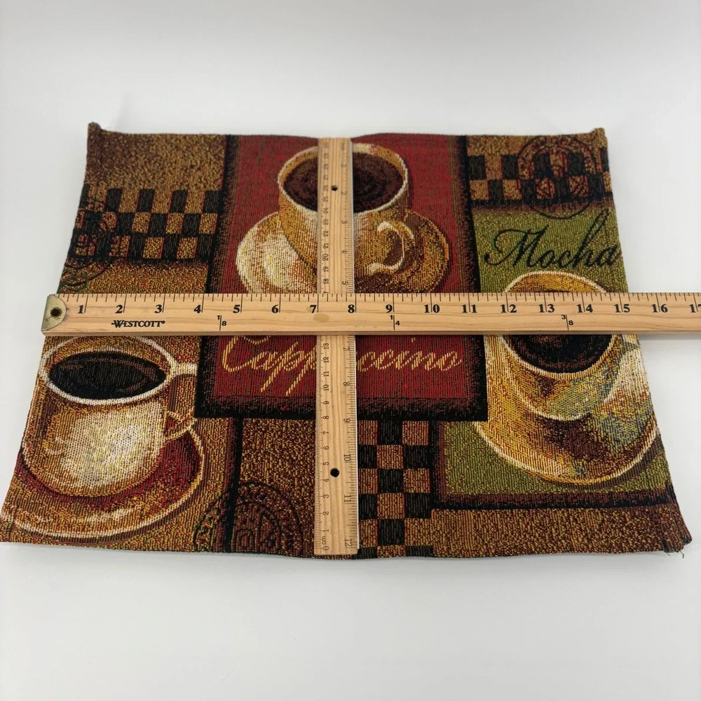 Coffee Cup Espresso Cappuccino Mocha Tapestry Table Placemat‎ Kitchen Decor